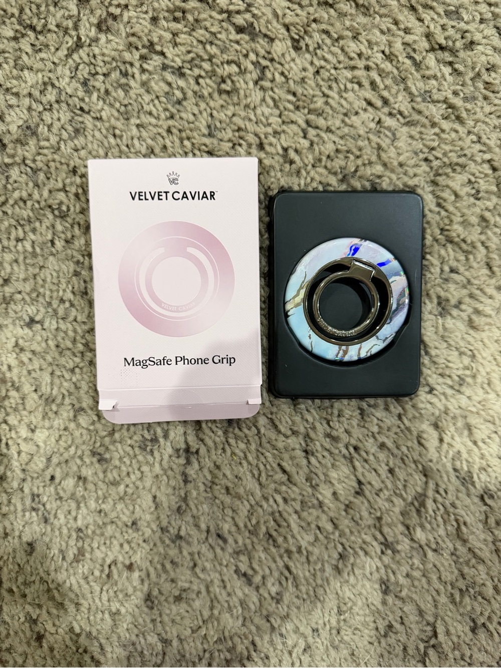 Velvet Caviar Holo Marble MagSafe Ring - Pastel Iridescent - Picture 5 of 7